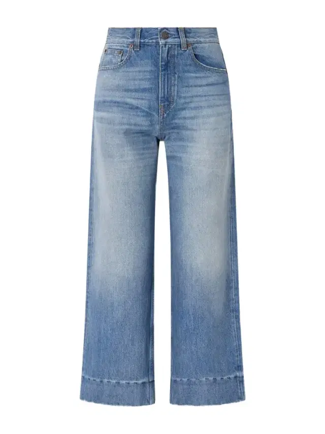Organic Cropped Straight-leg Jeans