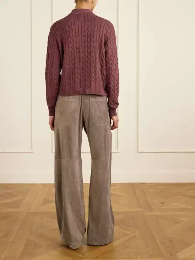 Brunello Cucinelli Sequined Cable-knit Cotton-blend Sweater | Thumbnail 3 Brunello Cucinelli Sequined Cable-knit Cotton-blend Sweater | Thumbnail 3