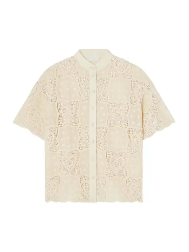 Wanderlust Crocheted And Embroidered Cotton-blend Voile Shirt