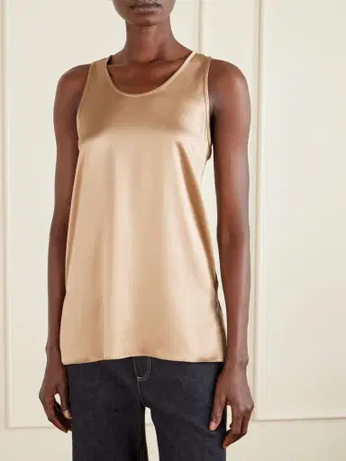 Brunello Cucinelli Silk-blend Satin Top | Thumbnail 3