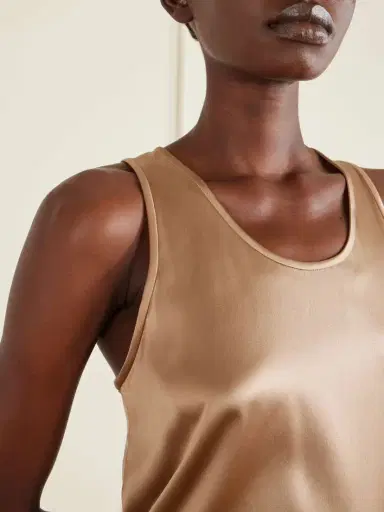 Brunello Cucinelli Silk-blend Satin Top | Thumbnail 5