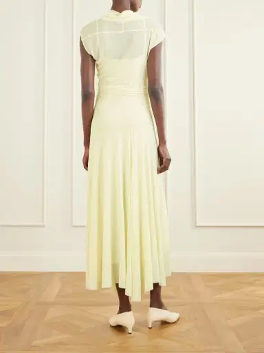 Proenza Schouler Tamara Asymmetric Draped Crepe-jersey Maxi Dress | Thumbnail 3