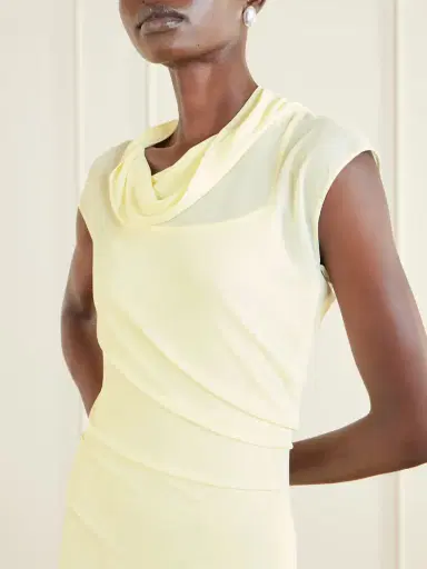 Proenza Schouler Tamara Asymmetric Draped Crepe-jersey Maxi Dress | Thumbnail 4