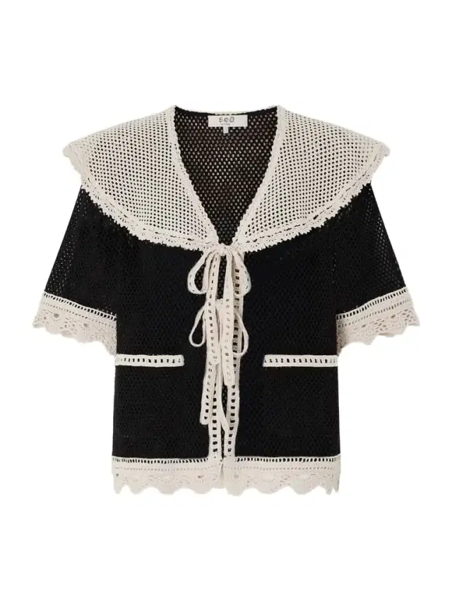 Kendall Crocheted Cotton Blouse