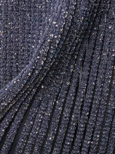 Alaïa Strapless Sequin-embellished Metallic Ribbed-knit Gown | Thumbnail 4 Alaïa Strapless Sequin-embellished Metallic Ribbed-knit Gown | Thumbnail 4