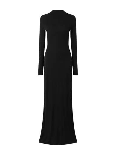 Alaïa Jersey Mock-neck Gown | Thumbnail 1