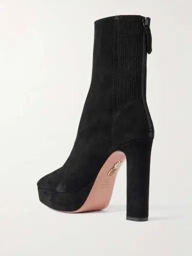 Aquazzura Martine 110 Suede Platform Ankle Boots | Thumbnail 3 Aquazzura Martine 110 Suede Platform Ankle Boots | Thumbnail 3