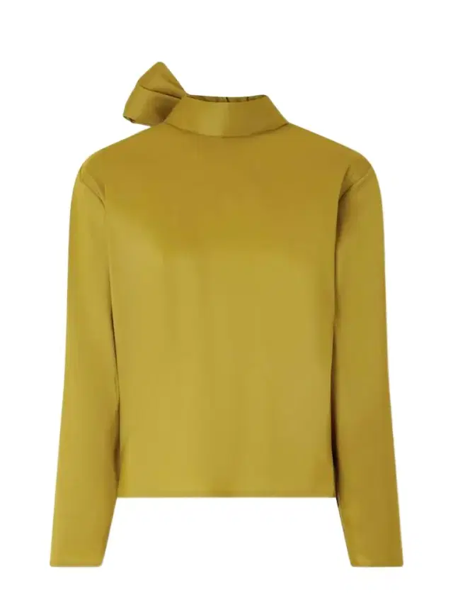 Scarf-detailed Silk-blend Organza Blouse