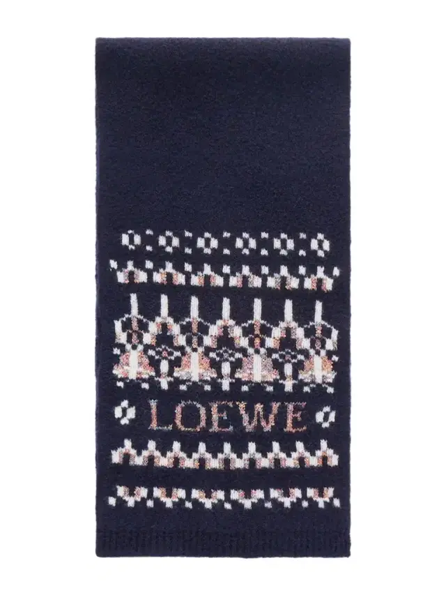 Sequin-embellished Fair Isle Wool-blend Scarf