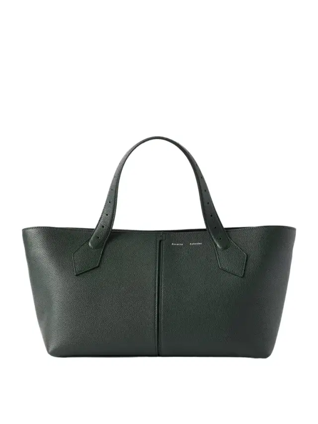 East West Chelsea Textured-leather Tote