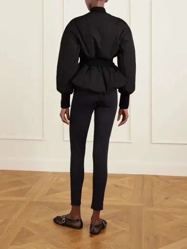 Alaïa Peplum Shell Bomber Jacket | Thumbnail 3 Alaïa Peplum Shell Bomber Jacket | Thumbnail 3