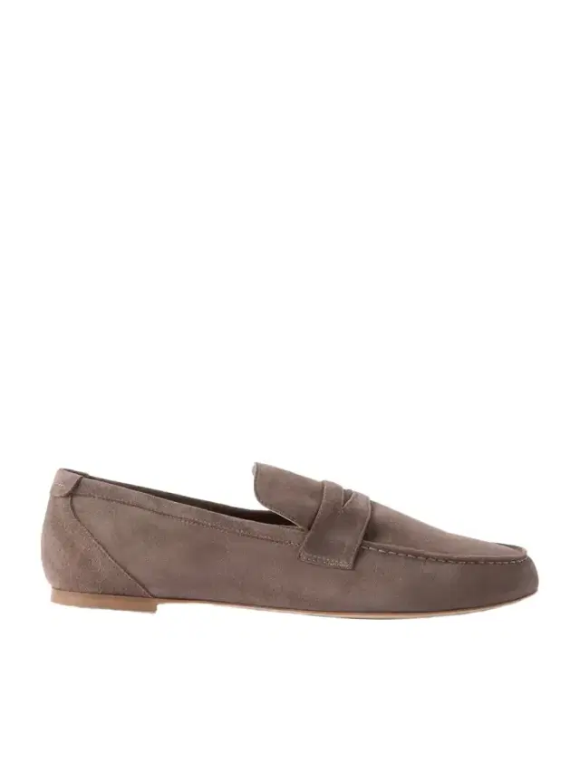 Suede Penny Loafers