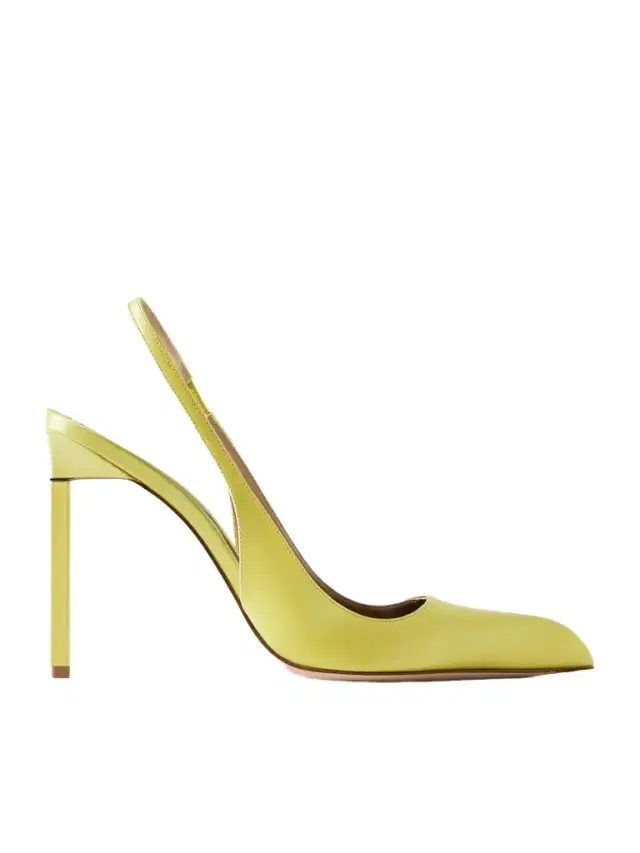 Satin Slingback Pumps