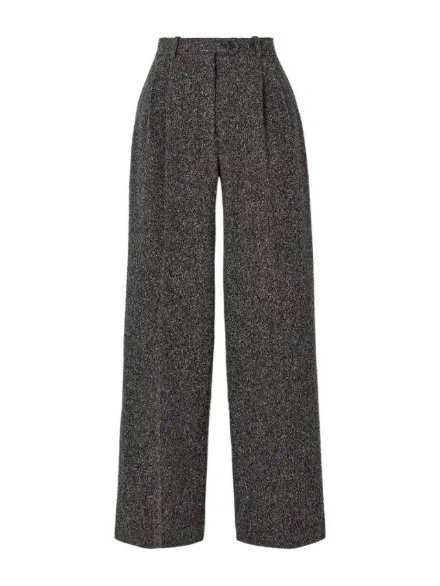 Virgil Silk, Wool And Cotton-blend Straight-leg Pants