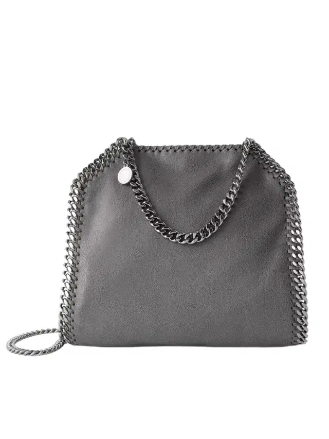 The Falabella Mini Vegetarian Brushed-leather Shoulder Bag