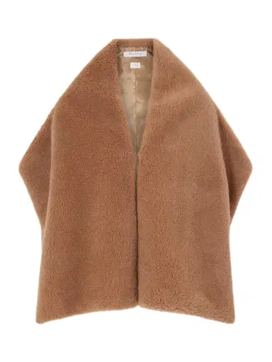 Max Mara Camel Hair And Silk-blend Fleece Scarf | Thumbnail 1