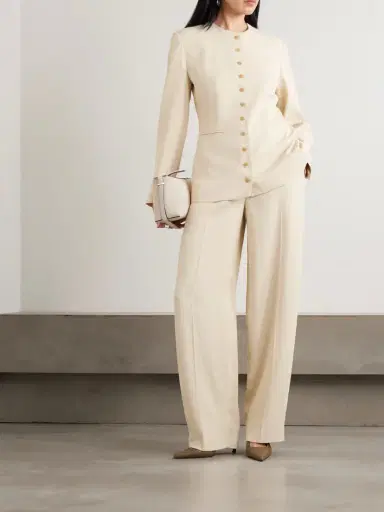 Heirlome Carolyn Twill Straight-leg Pants | Thumbnail 2 Heirlome Carolyn Twill Straight-leg Pants | Thumbnail 2