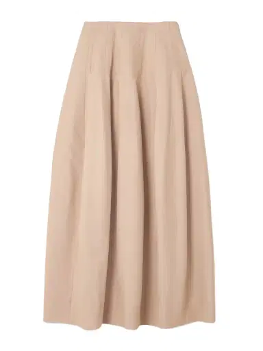 Heirlome Estefania Topstitched Silk Maxi Skirt | Thumbnail 1