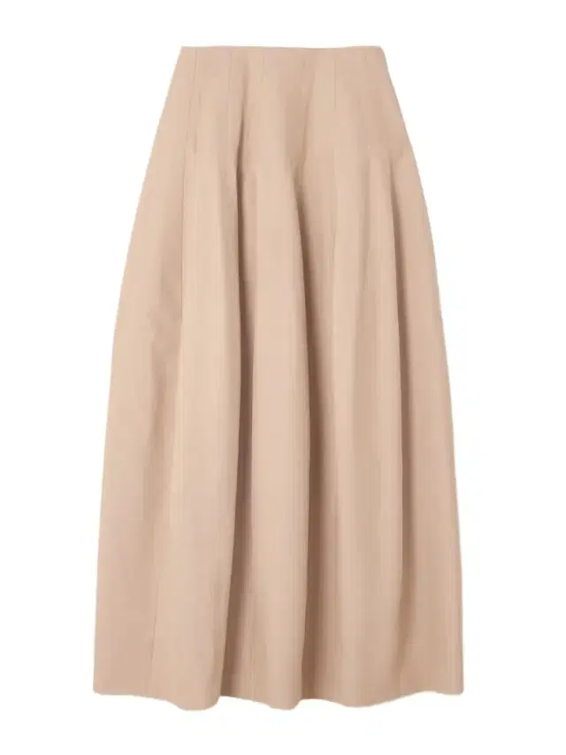 Estefania Topstitched Silk Maxi Skirt