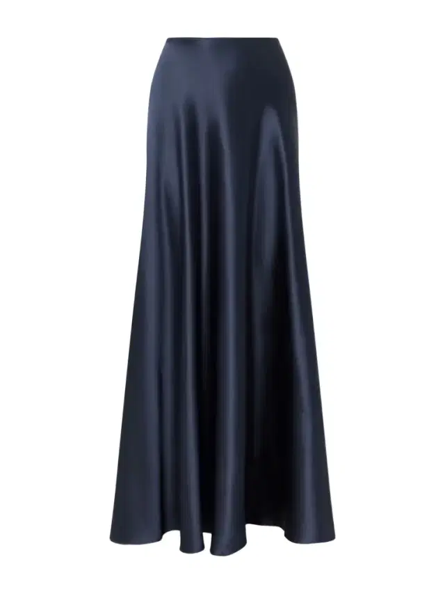Antonia Silk-satin Maxi Skirt