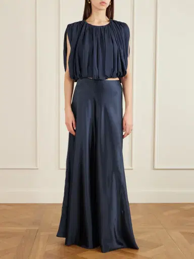 Heirlome Penelope Pleated Silk-crepe Top | Thumbnail 2 Heirlome Penelope Pleated Silk-crepe Top | Thumbnail 2