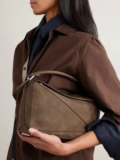 Loewe Puzzle Small Textured-nubuck Shoulder Bag | Thumbnail 2 Loewe Puzzle Small Textured-nubuck Shoulder Bag | Thumbnail 2