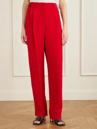 Givenchy Pleated Crepe Wide-leg Pants | Thumbnail 3