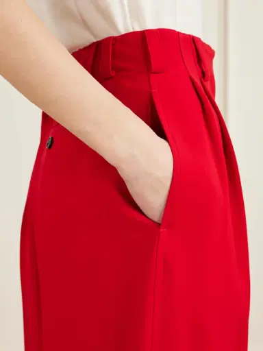 Givenchy Pleated Crepe Wide-leg Pants | Thumbnail 5