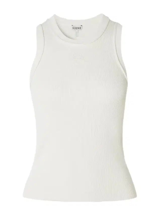 Loewe Anagram-embroidered Ribbed Tank