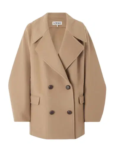 Loewe Double-breasted Wool Coat | Thumbnail 1 Loewe Double-breasted Wool Coat | Thumbnail 1