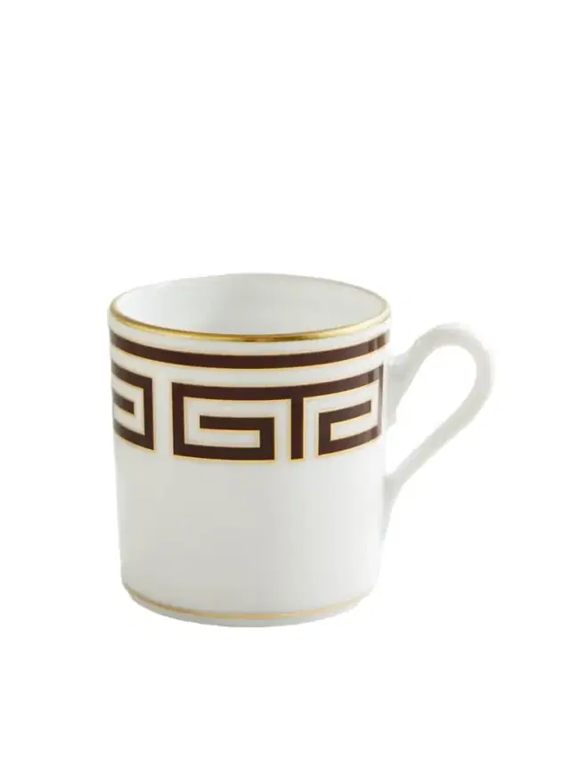 Labirinto Gold-plated Porcelain Coffee Cup