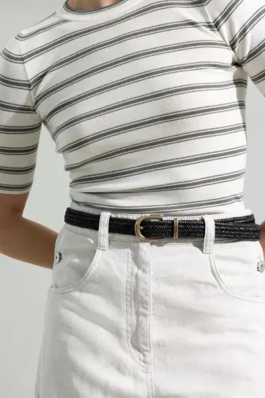 Brunello Cucinelli Braided Stretch Belt | Thumbnail 4