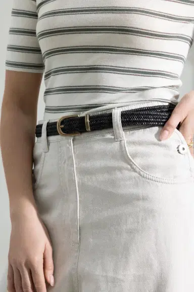 Brunello Cucinelli Braided Stretch Belt | Thumbnail 5