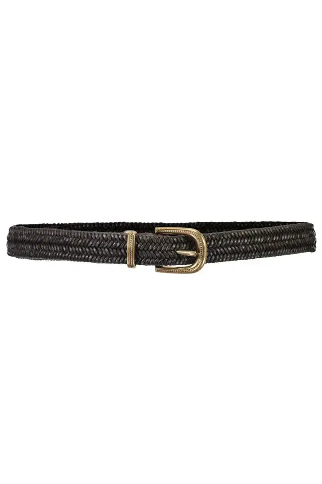 Brunello Cucinelli Braided Stretch Belt