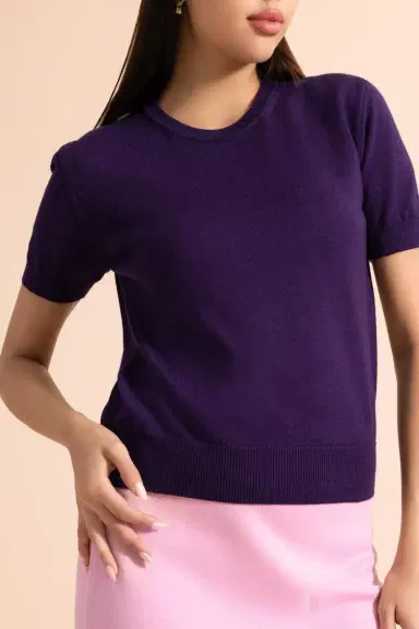 HIGH SPORT Janis Pullover Crewneck - Grape | Thumbnail 2