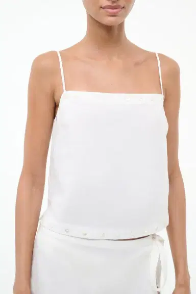 Staud Kirra Linen Tank | Thumbnail 4