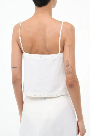 Staud Kirra Linen Tank | Thumbnail 5