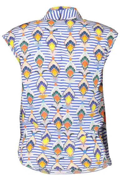 MAISON COMMON Striped Abstract Floral Blouse | Thumbnail 3