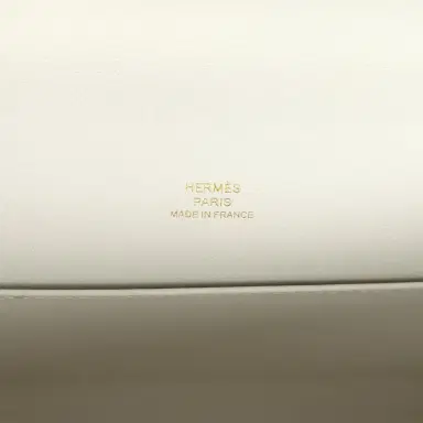 HERMÈS Hermes Kelly Pochette White Swift Gold Hardware | Thumbnail 7 HERMÈS Hermes Kelly Pochette White Swift Gold Hardware | Thumbnail 7