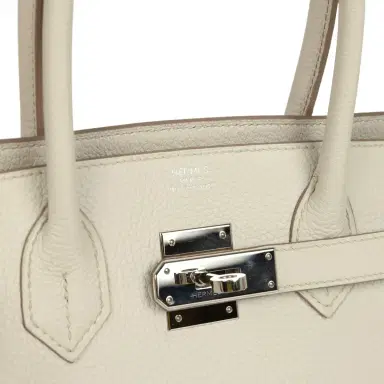 HERMÈS Pre-owned Hermes 3 en 1 Birkin 30 Beton Togo and Swift Palladium Hardware | Thumbnail 13 HERMÈS Pre-owned Hermes 3 en 1 Birkin 30 Beton Togo and Swift Palladium Hardware | Thumbnail 13