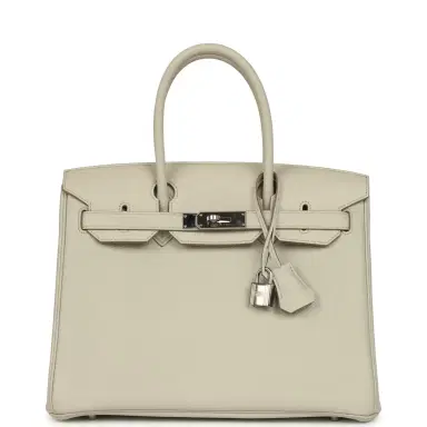 HERMÈS Pre-owned Hermes 3 en 1 Birkin 30 Beton Togo and Swift Palladium Hardware | Thumbnail 1 HERMÈS Pre-owned Hermes 3 en 1 Birkin 30 Beton Togo and Swift Palladium Hardware | Thumbnail 1