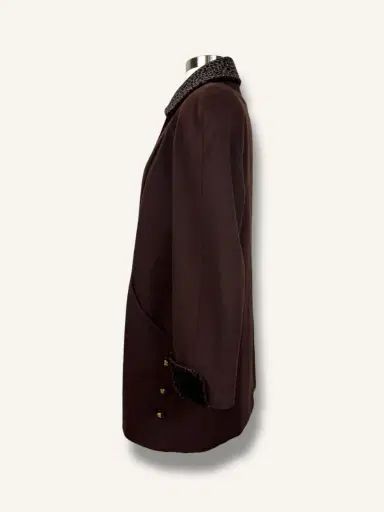 Jen Wonders Studio Brown Wool Coat | Thumbnail 12