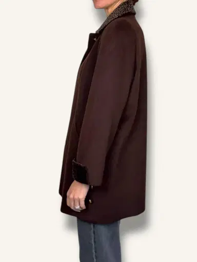 Jen Wonders Studio Brown Wool Coat | Thumbnail 7