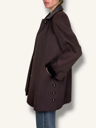 Jen Wonders Studio Brown Wool Coat | Thumbnail 8