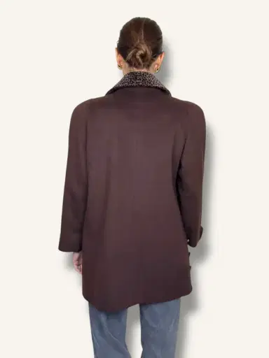 Jen Wonders Studio Brown Wool Coat | Thumbnail 9