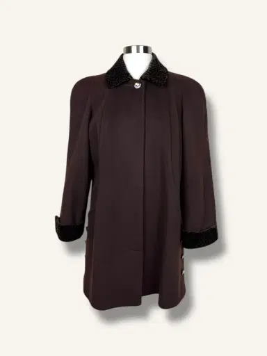 Jen Wonders Studio Brown Wool Coat | Thumbnail 10