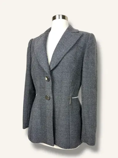 Jen Wonders Studio Grey Wool Blazer | Thumbnail 10