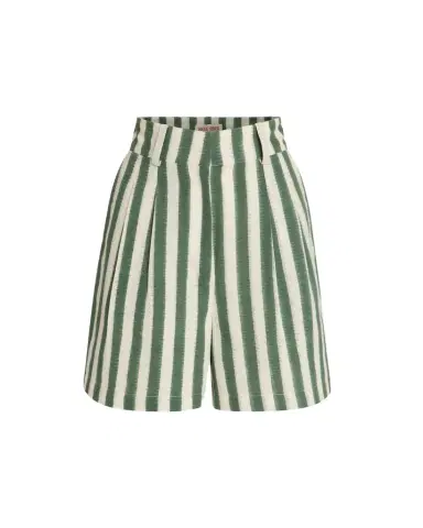 Emporio Sirenuse Beatrice Shorts in Ikat Stripes | Thumbnail 1 Emporio Sirenuse Beatrice Shorts in Ikat Stripes | Thumbnail 1
