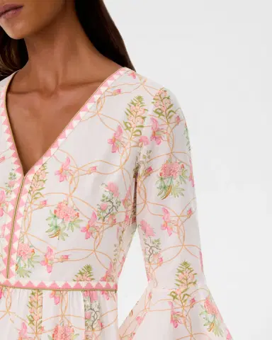 Emporio Sirenuse Bella Dress in Rose Garden Print | Thumbnail 2 Emporio Sirenuse Bella Dress in Rose Garden Print | Thumbnail 2