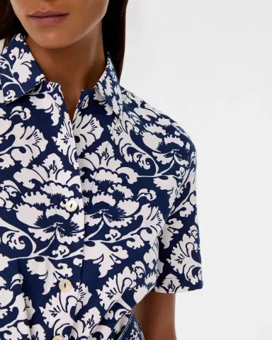 Emporio Sirenuse Claudia Dress in Lotus Flower Print | Thumbnail 2